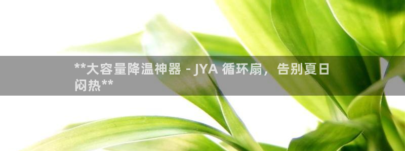l凯发国际官网：**大容量降温神器 - JYA 循环扇，告别夏日
闷热**