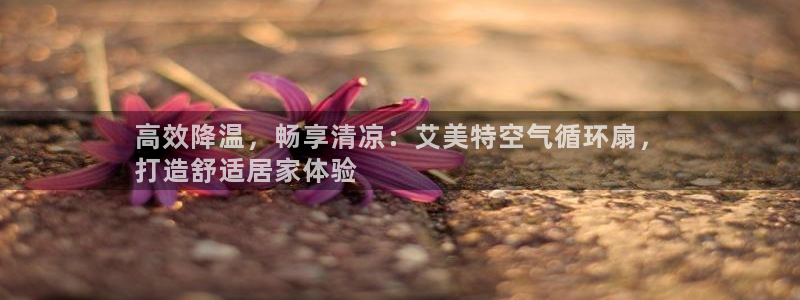 凯发k8娱乐官网手机端中心：高效降温，畅享清凉：艾美特空气循环扇，
打造舒适居家体验