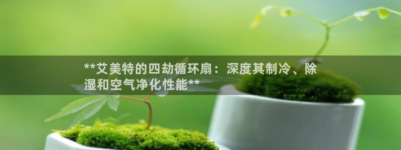 凯发官网平台：**艾美特的四劫循环扇：深度其制冷、除
湿和空气净化性能**