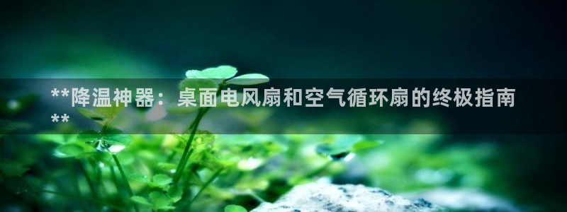 凯发k8官网so选来就送38：**降温神器：桌面电风扇和空气循环扇的终极指南
**